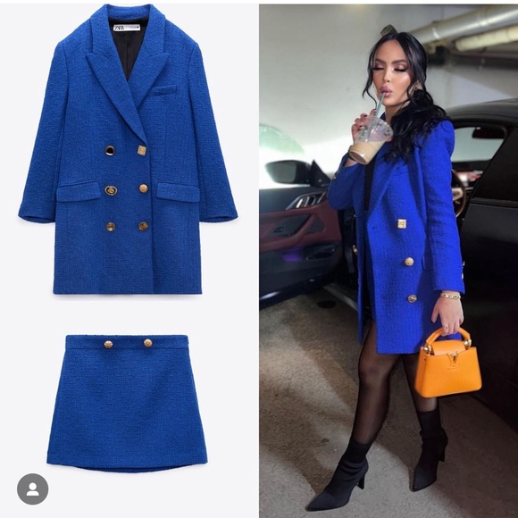 ZARA TEXTURED BLAZER - Picture 16 of 16